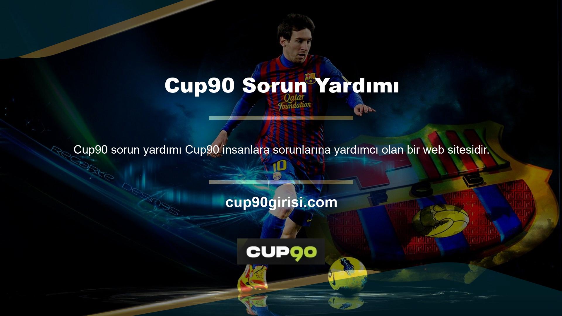 Cup90 hizmeti, kullanıcıların farklı konular için müşteri temsilcileriyle konuşmasına olanak tanır